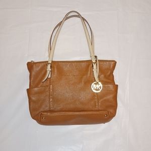 Michael Kors leather tote bag